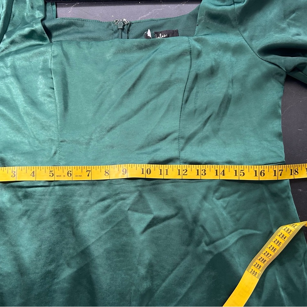 Lulu's Green Mini Dress - Picture 8 of 10
